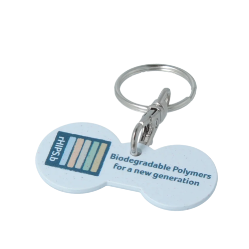 rHIPS.b Multi Euro Trolley Stick Keyring